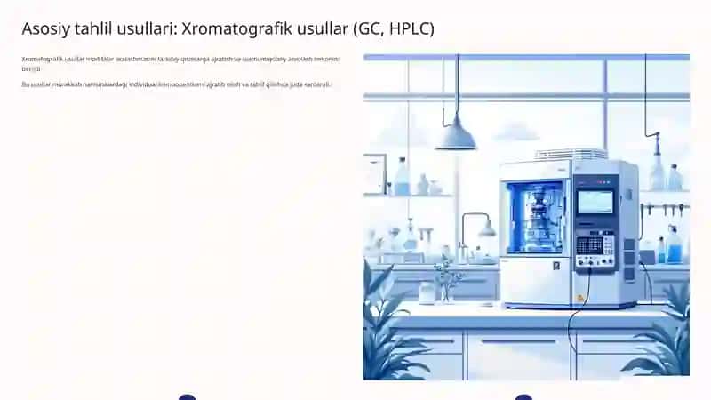 Fizik-kimyoviy tahlil usullari Fan va sanoatda tutgan o'rni 4