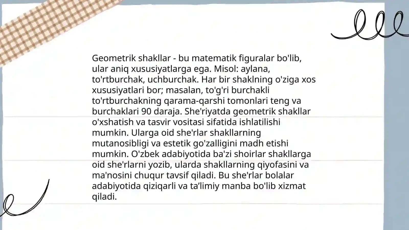 Boshlanğich sinf matematika va ona tili darslarida fanlararo integratsiyalash texnologiyasi 4