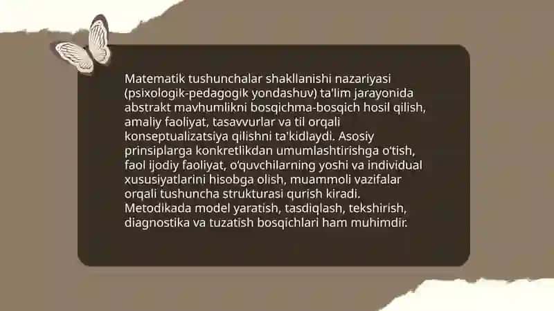 Asosiy matematik tushunchalarmetodikasining nazariy asoslari 4