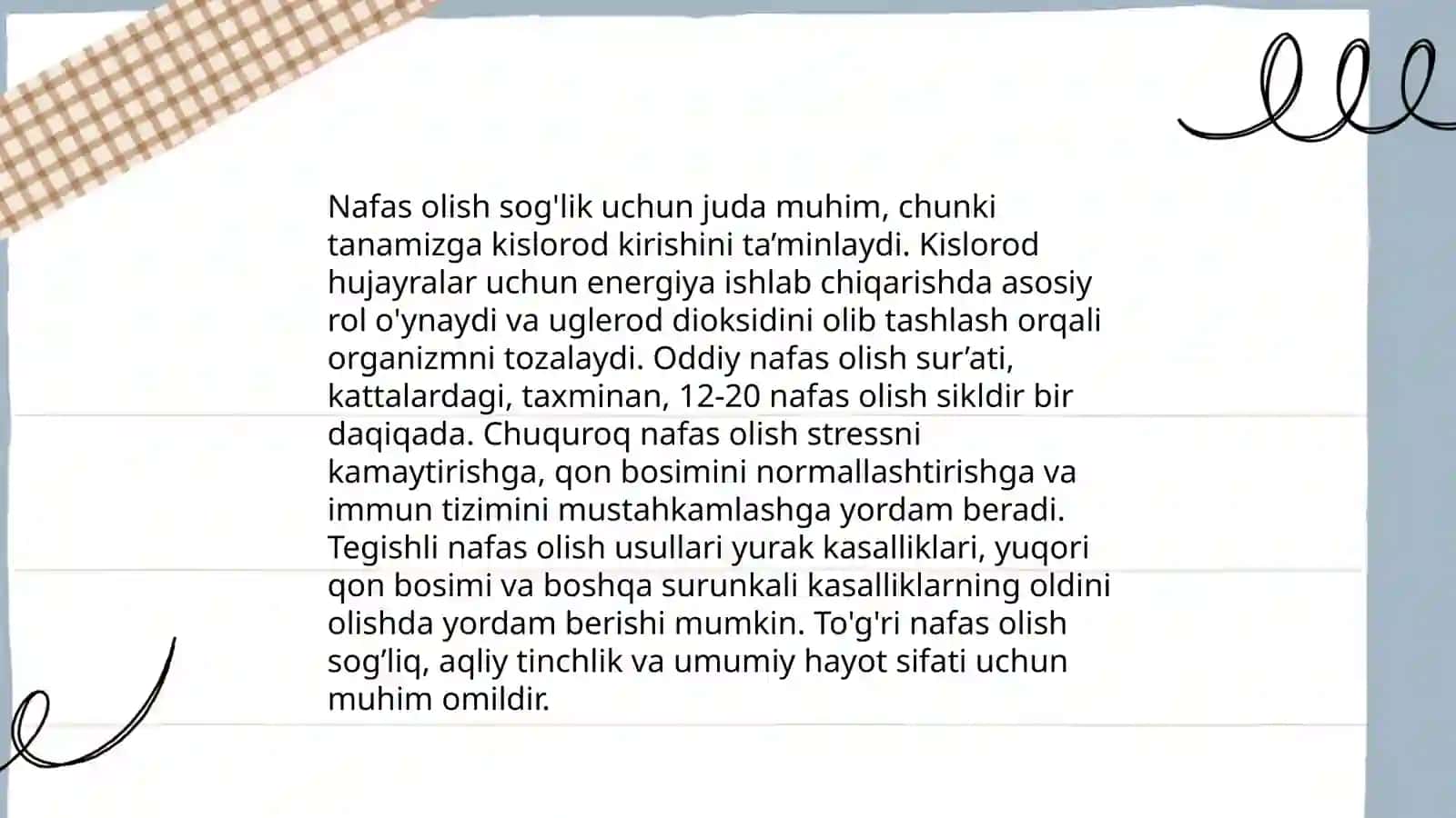Nafas olishning fiziologiyasi 4