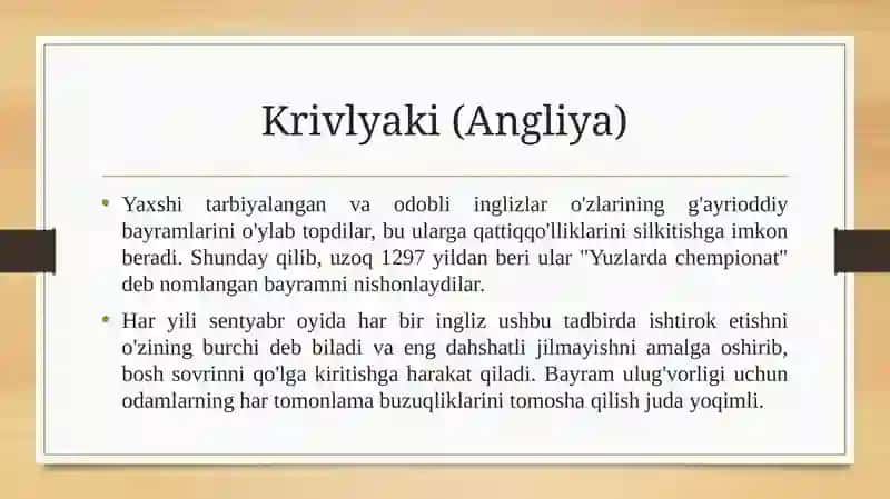 Dunyodagi eng noodatiy bayramlar 4