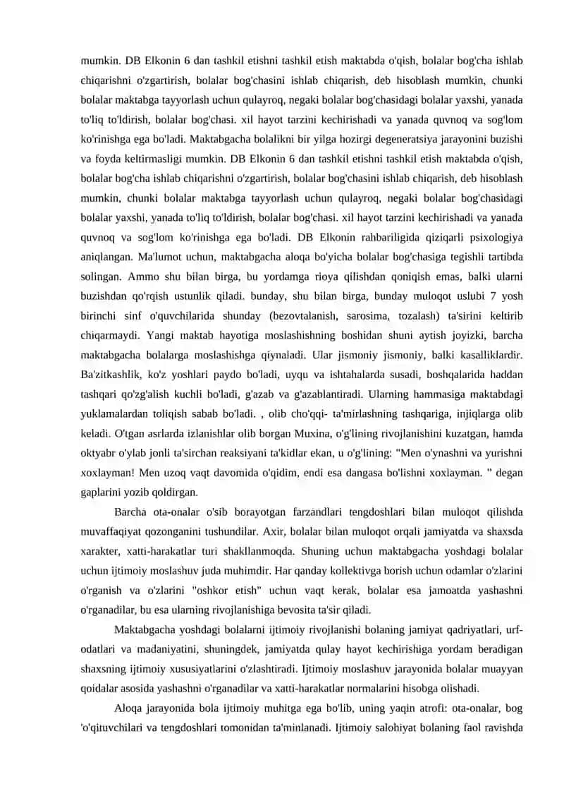 MAKTABGACHA YOSHDAGI BOLALAR TA'LIM TARBIYASI 4