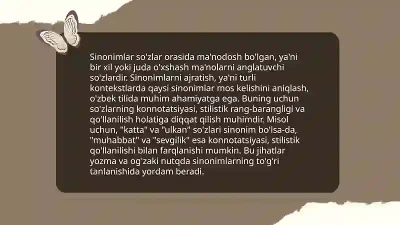 Sinonim, Omonim, Semalar 4