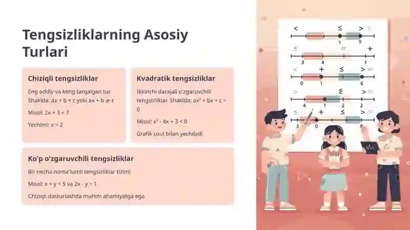 Sonli tengsizliklarning asosiy xossalari 4