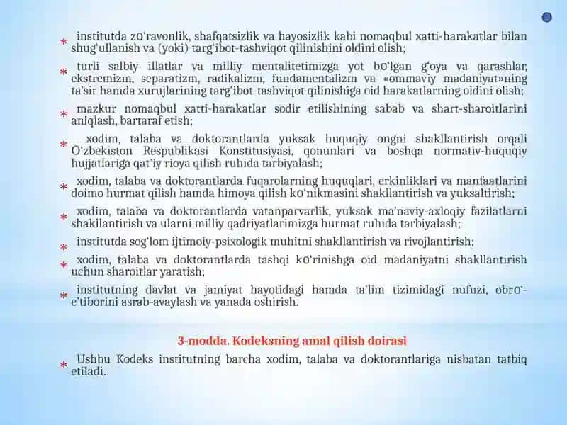 ODOB-AXLOQ KODEKSI 4