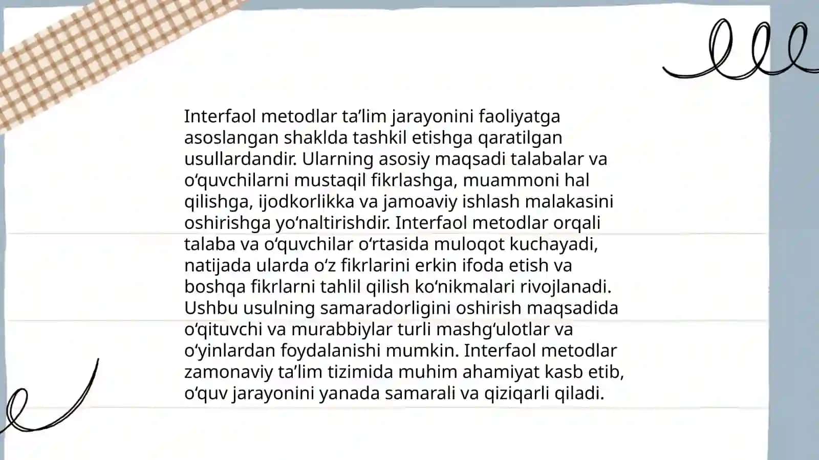 Interfaol metodlar 4