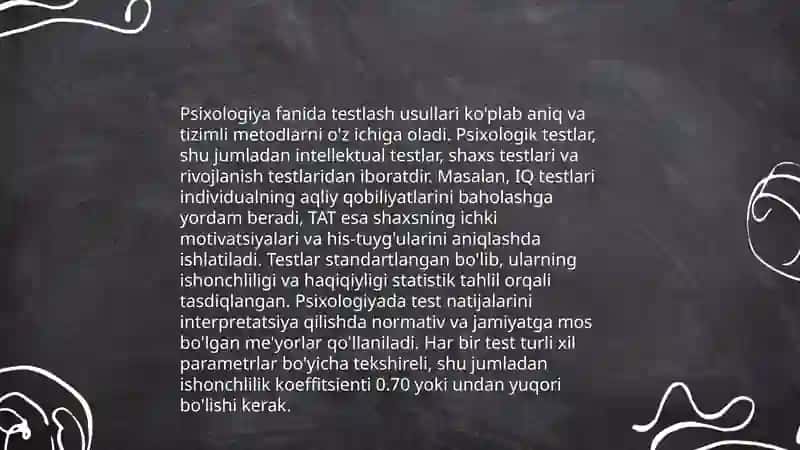 Bilimlarni Baholashning Nazariy Asoslari 4