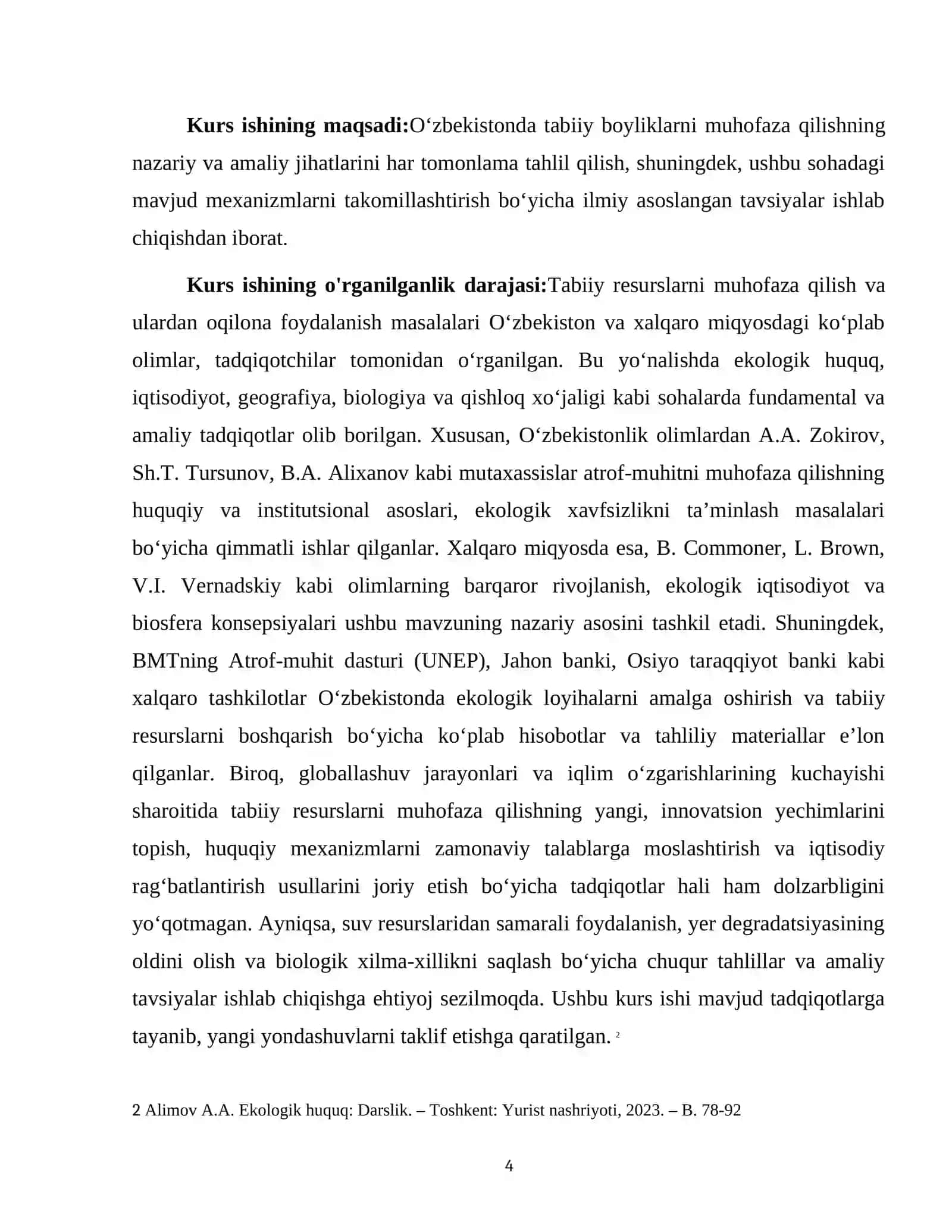 Oʻzbekistonning tabiiy boyliklarni muhofaza qilish 4