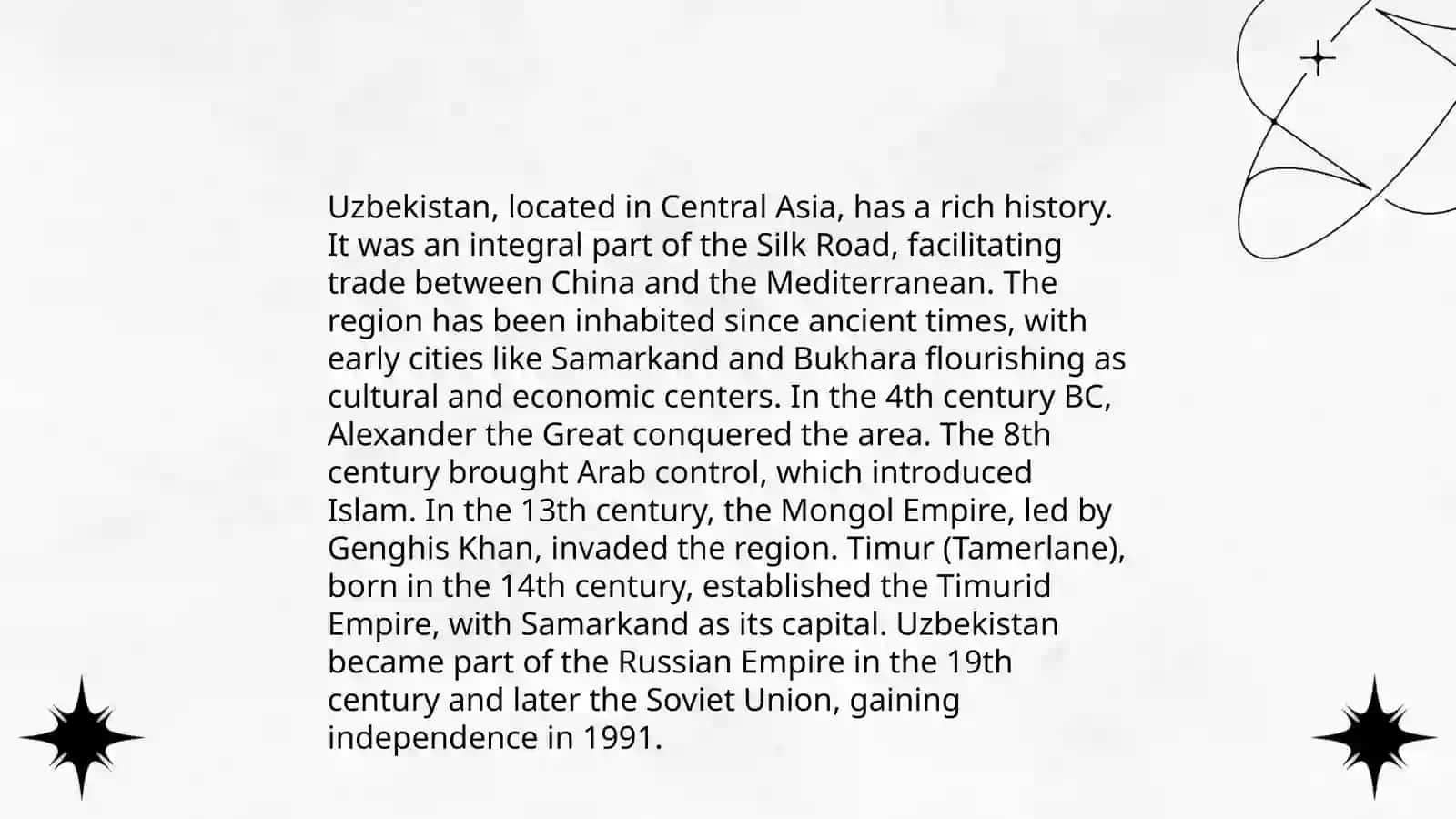 Geography and Climate of Uzbekistan 4