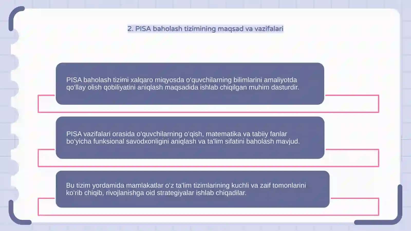 O‘quvchilarni xalqaro baholash dasturlari (PISA)ga tayyorlash metodikasi 4