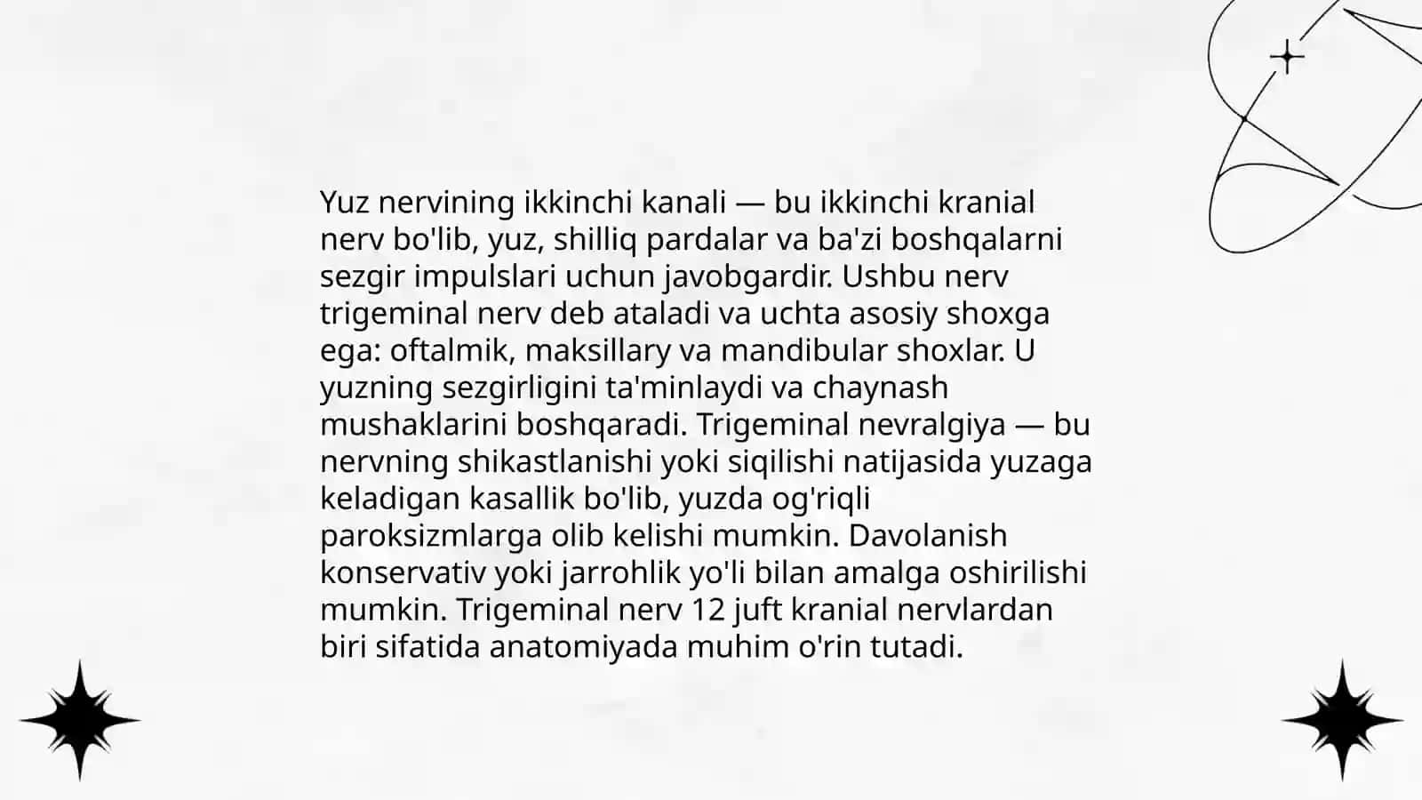 VII juft bosh miya nervining funksional va klinik anatomiyasi 4