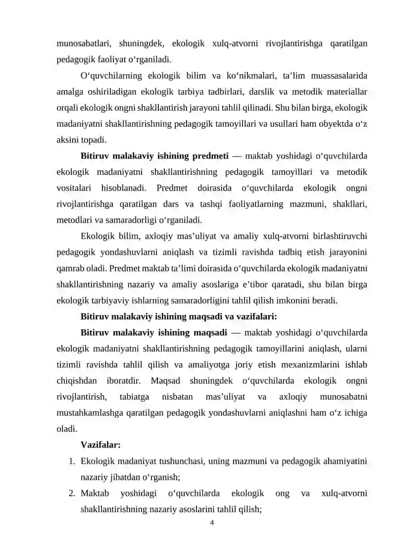 O‘QUVCHILARDA EKOLOGIK MADANIYATNI SHAKLLANTIRISHNING NAZARIY-METODOLOGIK ASOSLARI 4