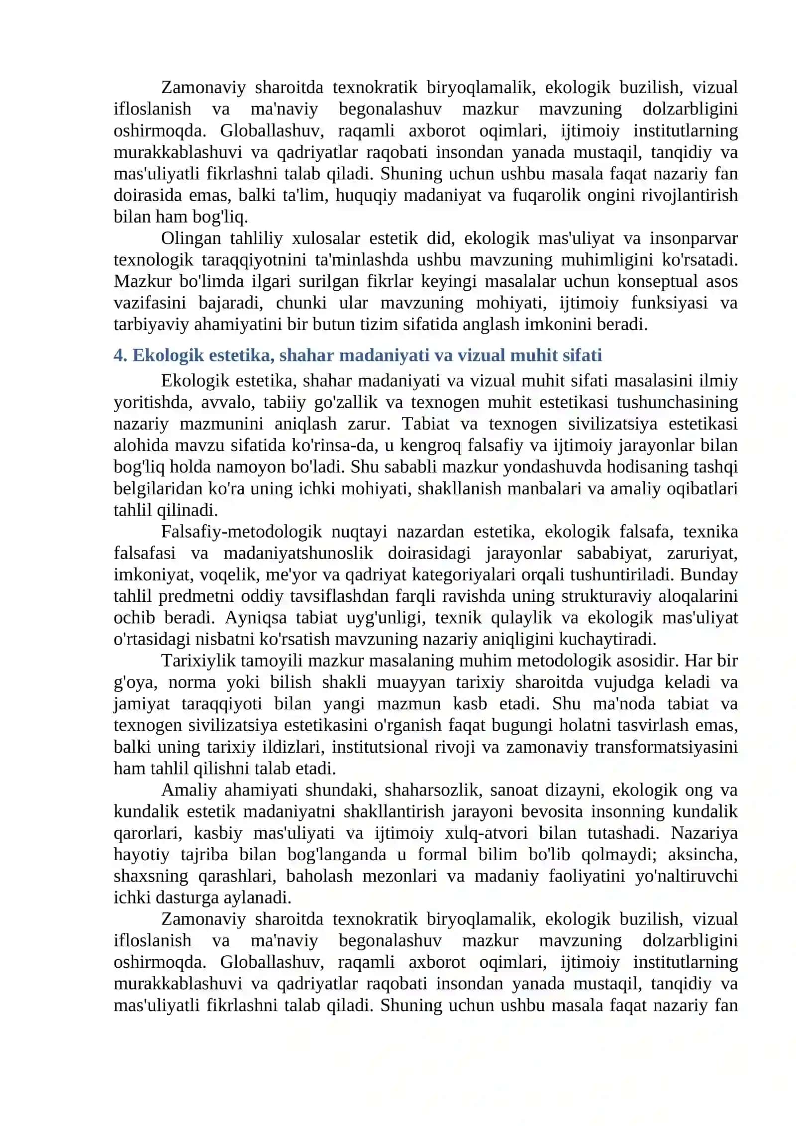 TABIAT VA TEXNOGEN SIVILIZATSIYA ESTETIKASI 4