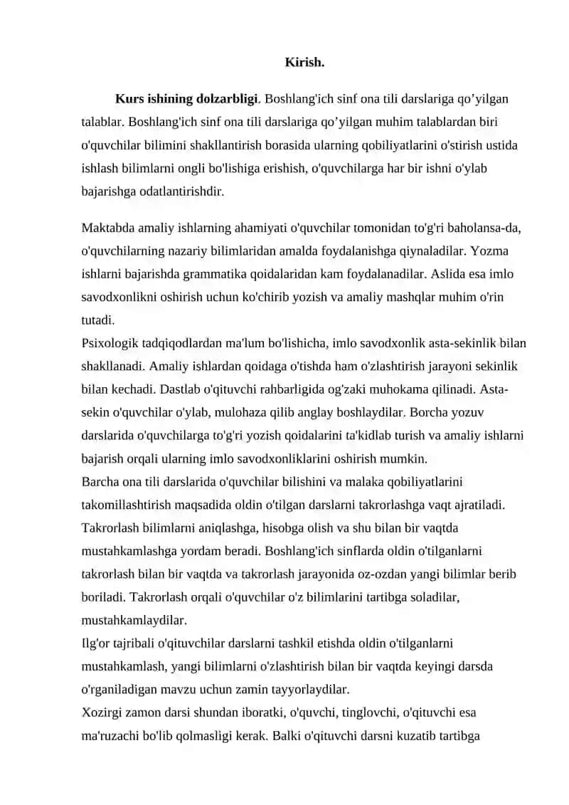 Ona tilini o’qitish metodikasi 4