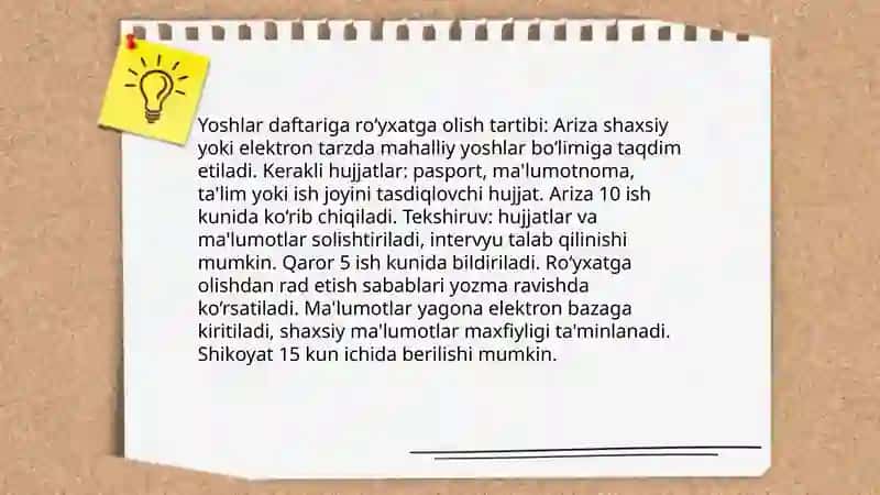 Yoshlar daftari va metsenatlik 4