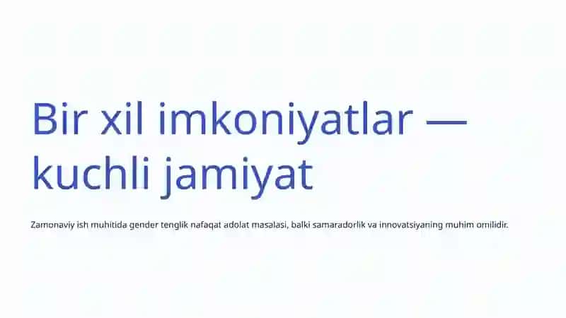 Gender Tenglik Siyosati: Adolat va Imkoniyatlar Uchun Kurash 4