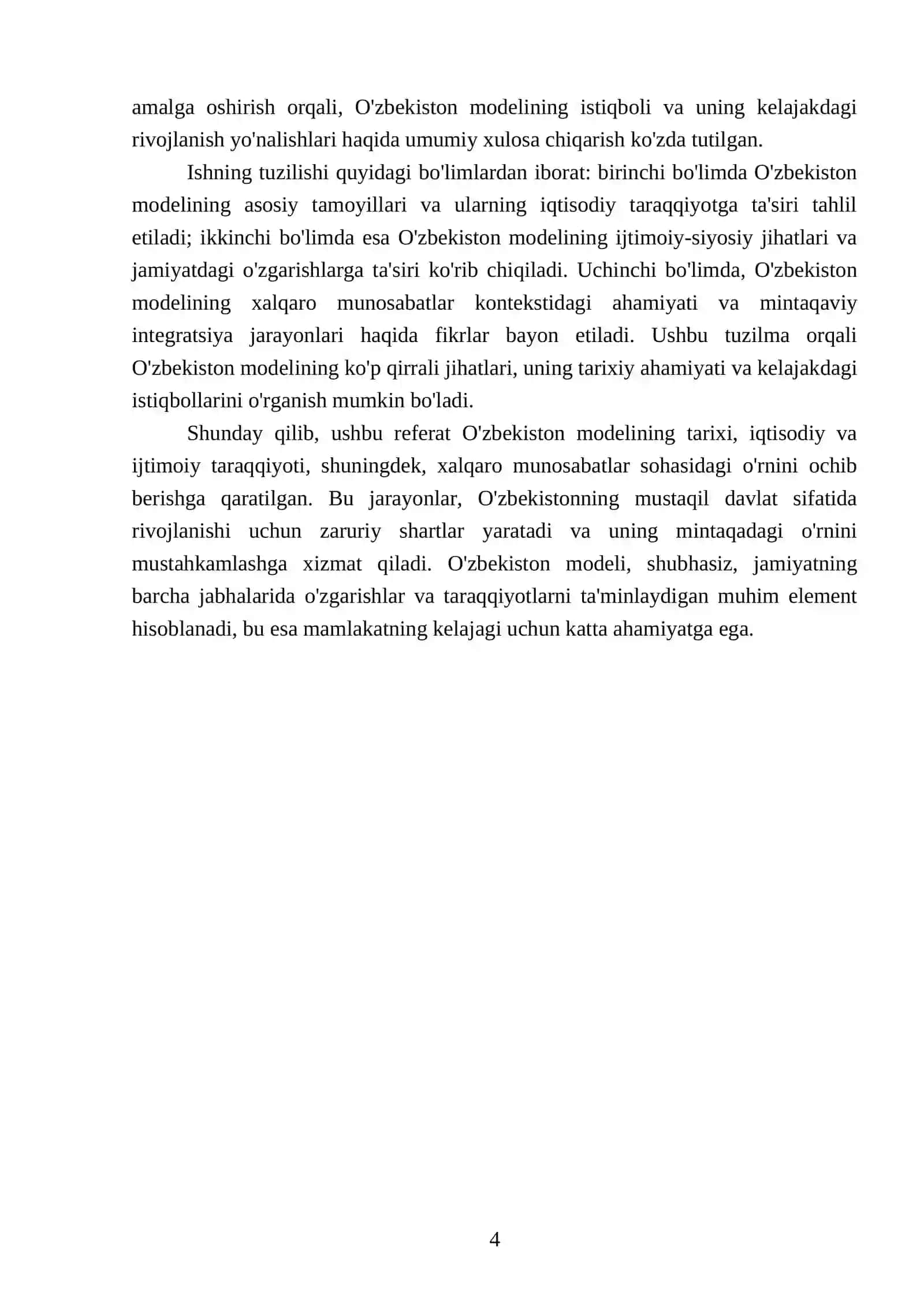 O'zbekiston modeli va uning tarixiy ahamiyati 4