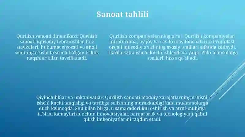 Qurilish Korxonasi Bozor Iqtisodiyotining Subyekti Sifatida 4
