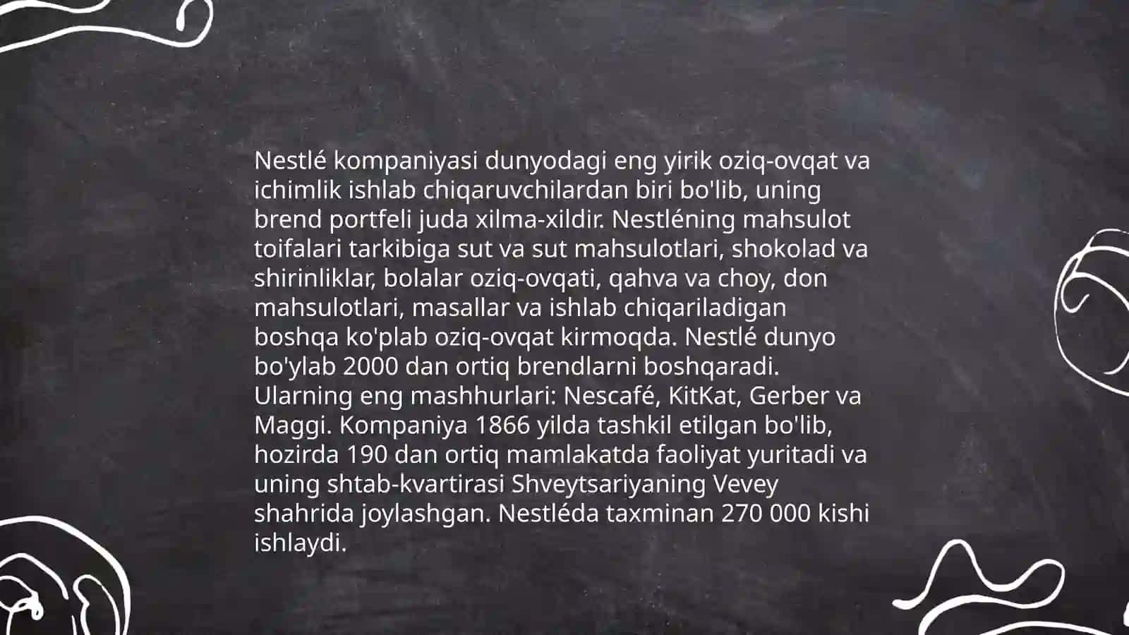 Nestlé kompaniyasining tarixi 4