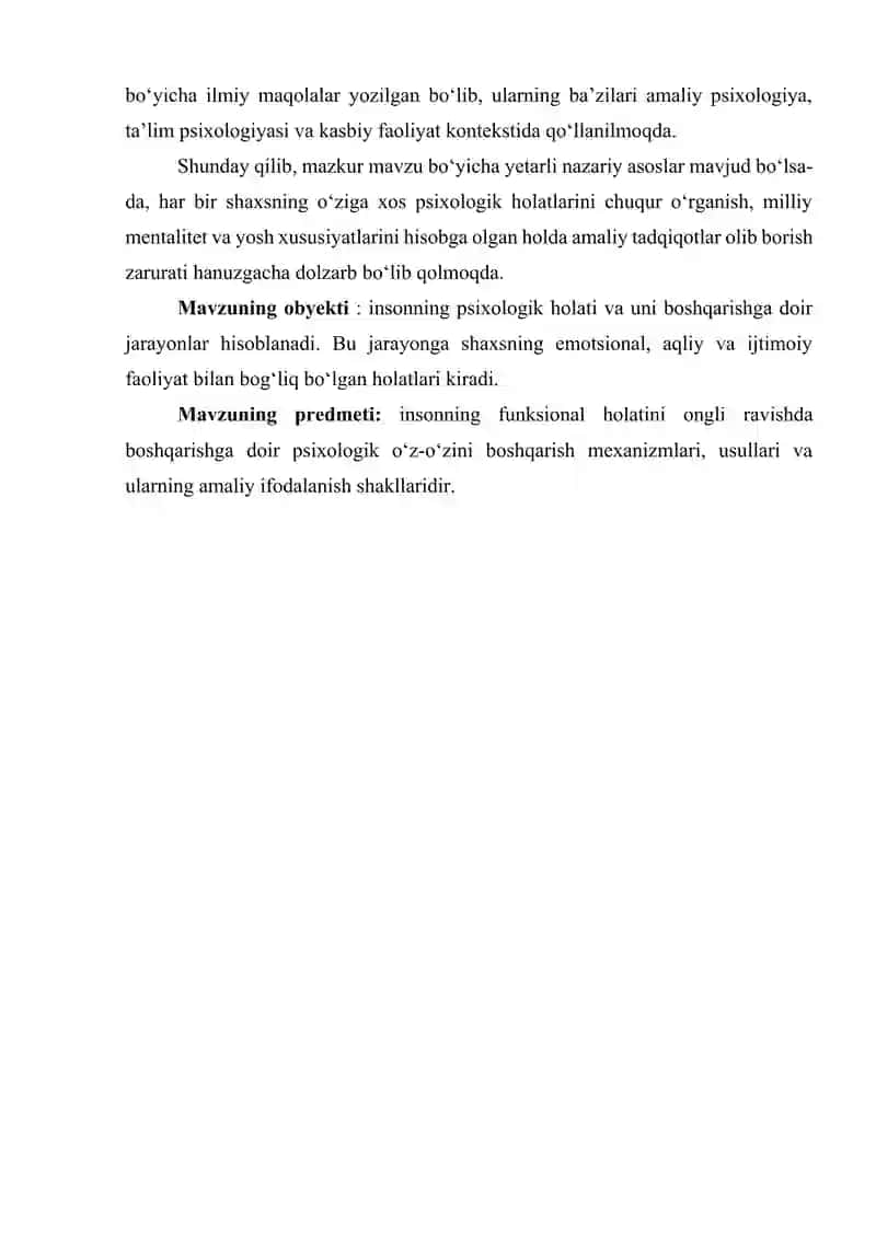 INSONNING FUNKSIONAL HOLATINI PSIXOLOGIK O’Z O’ZINI BOSHQARISH TUSHUNCHASI 4