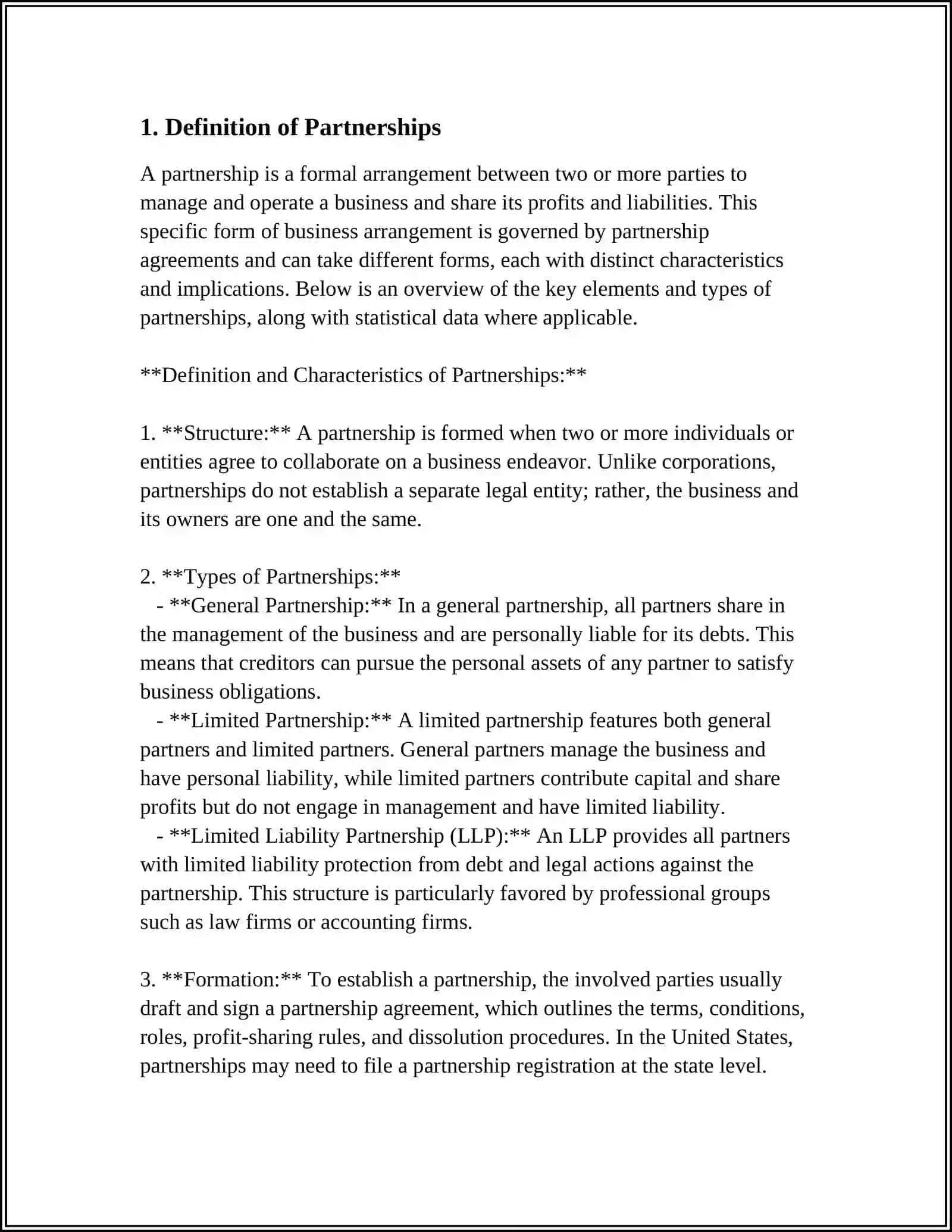 THE LANGUAGE OF BUSINESS LAW PARTNERSHIPS LIMITED LIABILITY PARTNERSHIPS 4