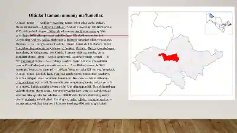 Andijonviloyati Oltinkoʻltumanining tarixiy tabiiy iqtisodiy madaniy meroslari 4