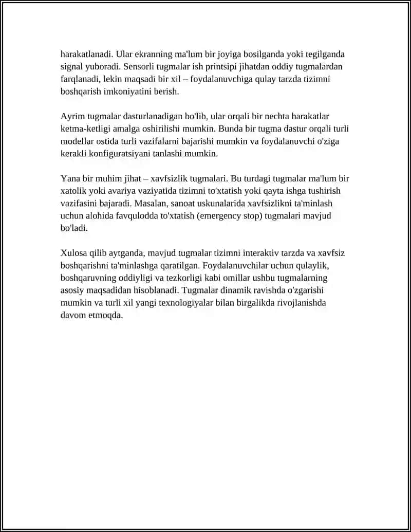 🆘MAVJUD TUGMALARDAN FOYDALANING! 4