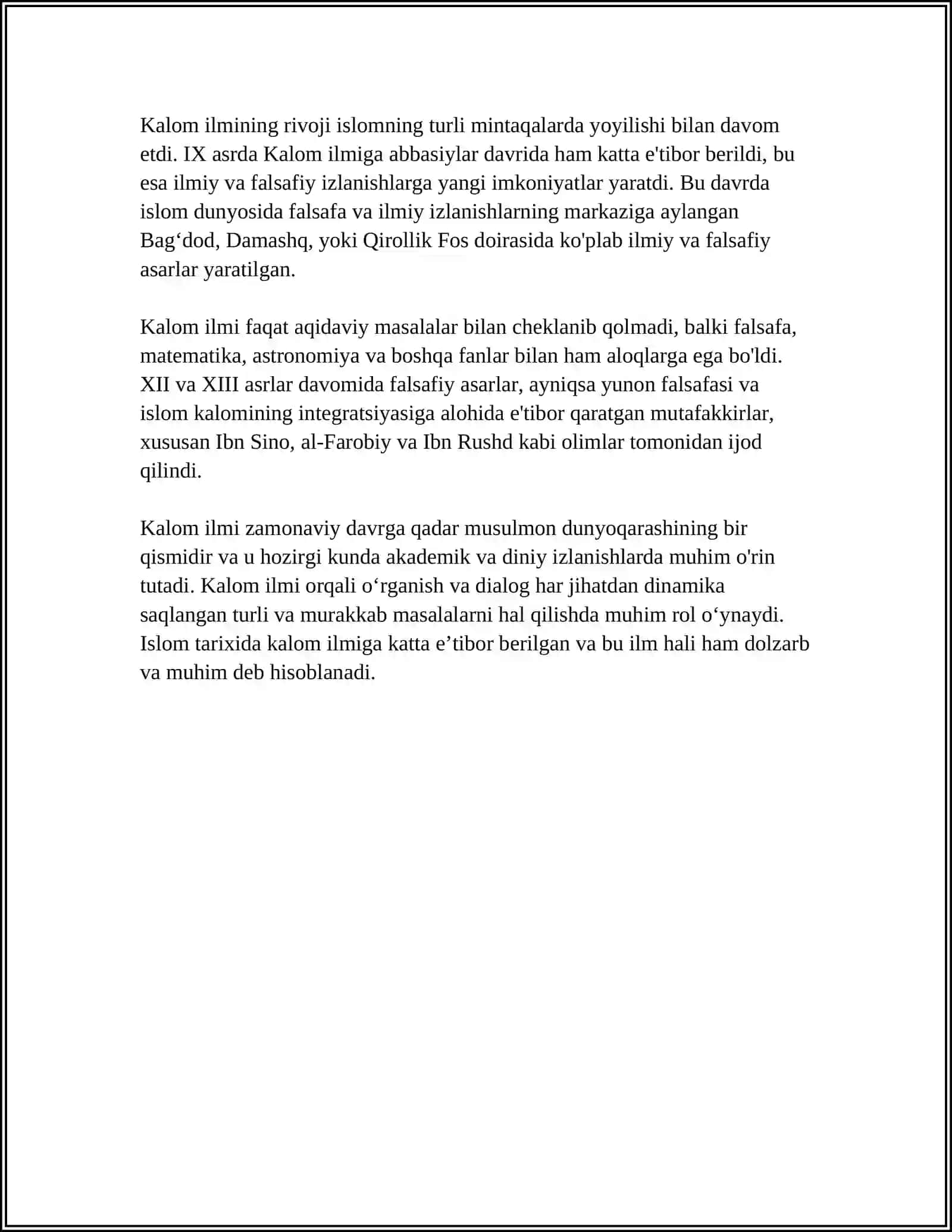 KALOM ILMINING SHAKLLANISHI 4
