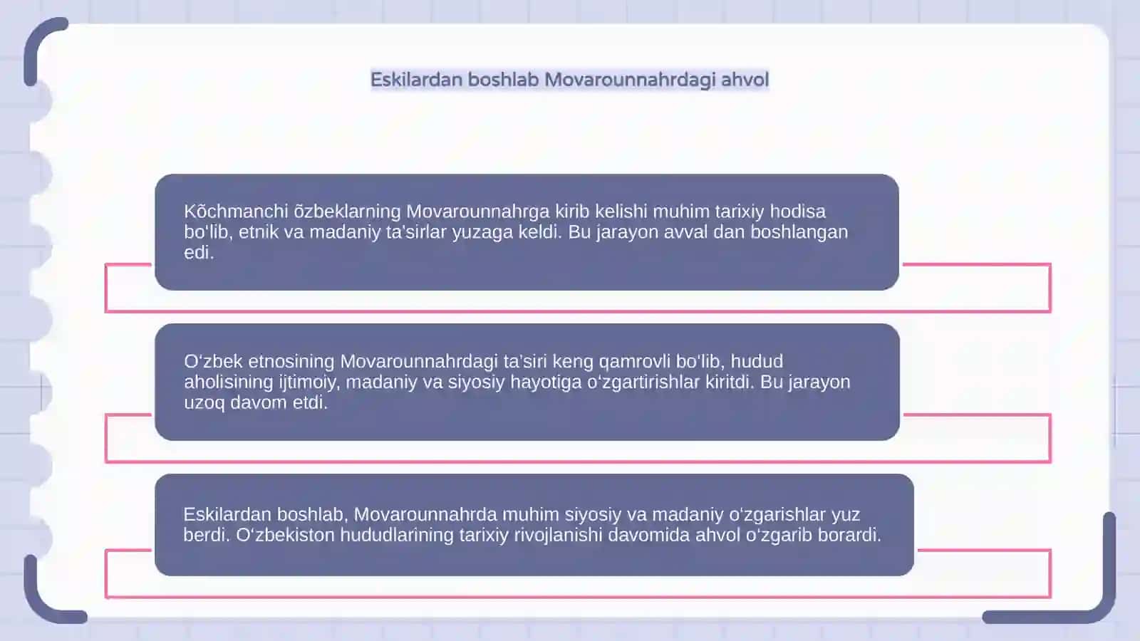 Kõchmanchi őzbeklarning Movarounnahrga kirib kelishi 4