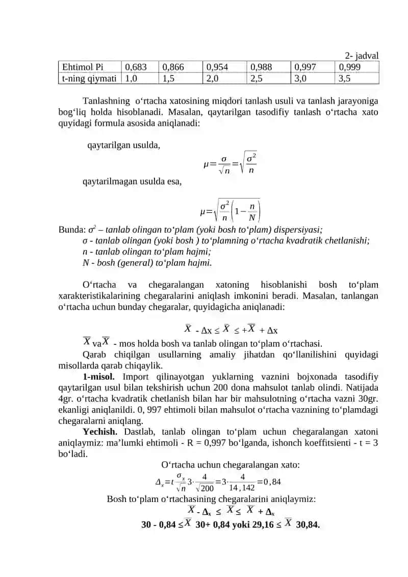 Tanlama kuzatish usuli 4