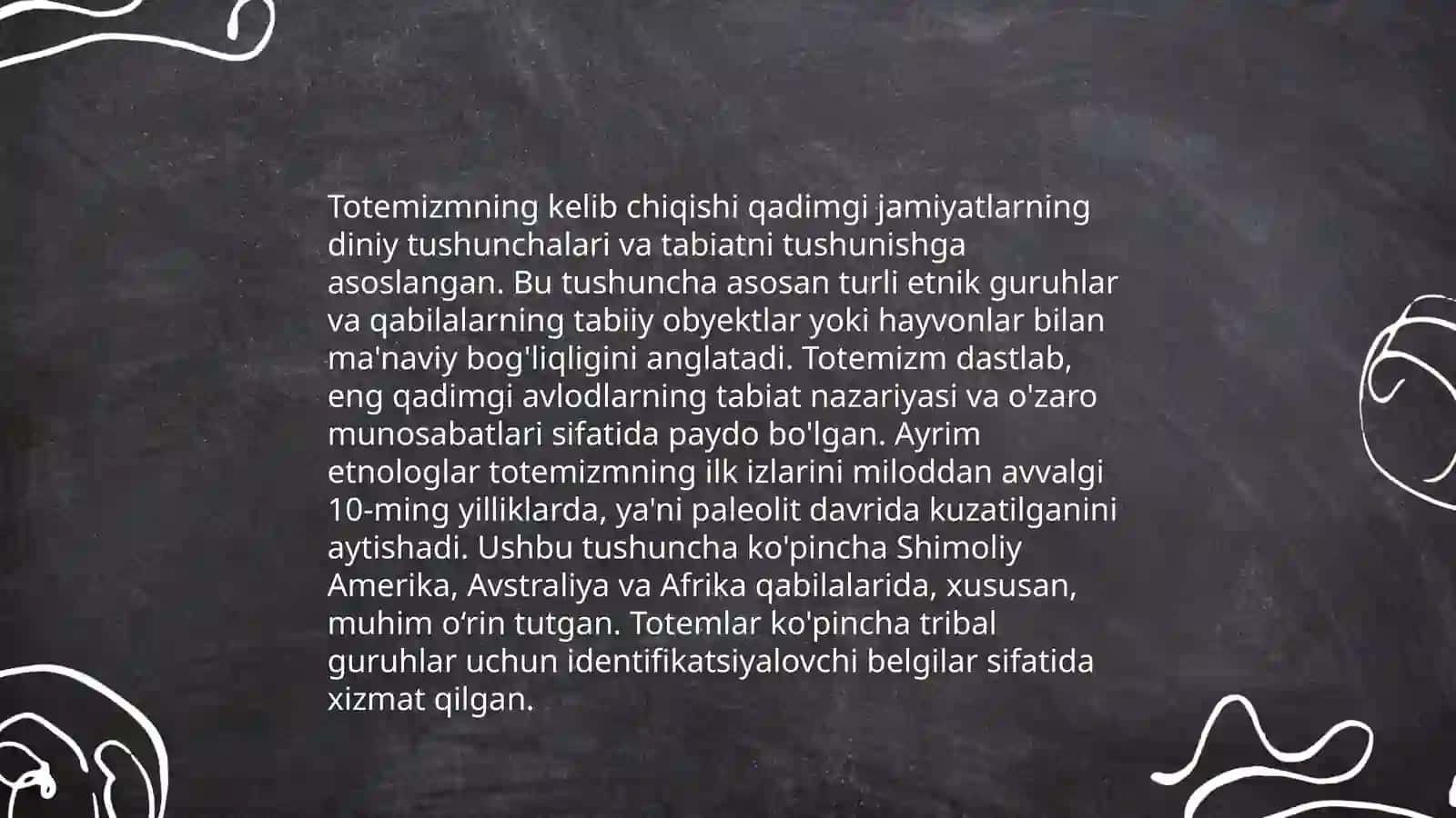 Totemizmning tarixi 4