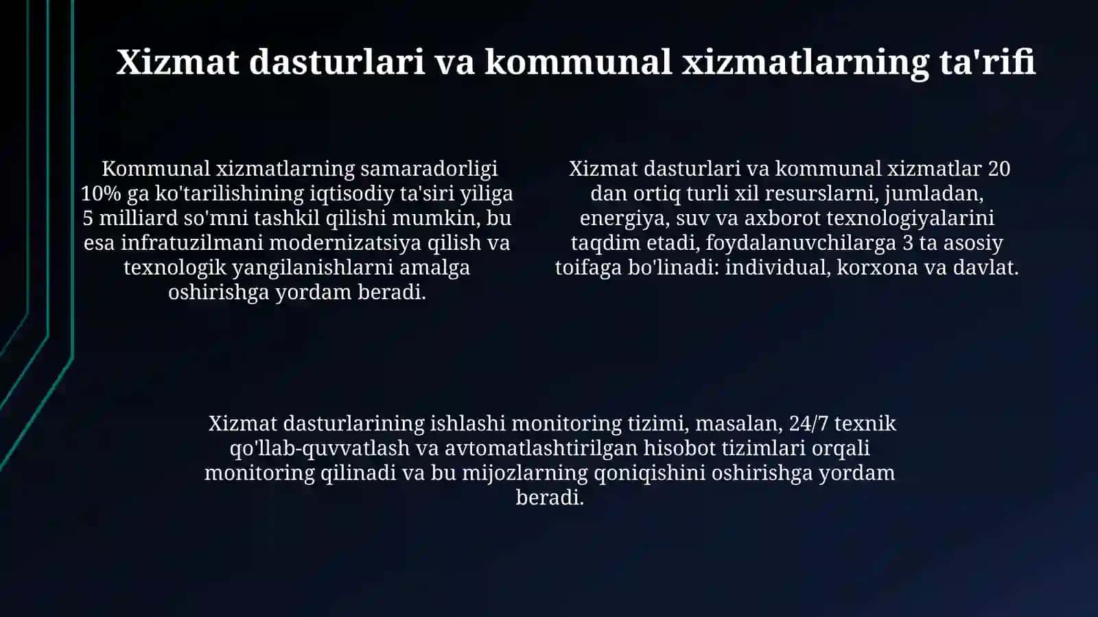 Xizmat koʻrsatuvchi dasturlar va utilitalar 4