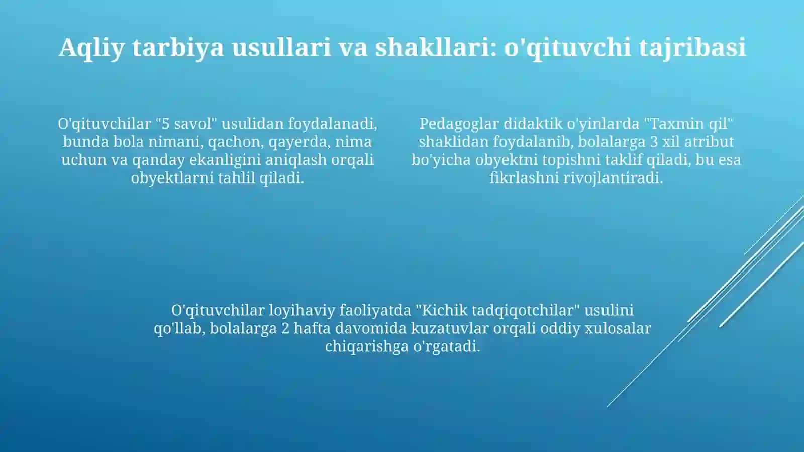 Maktabgacha ta'lim tashkilotlarida aqliy tarbiya 4