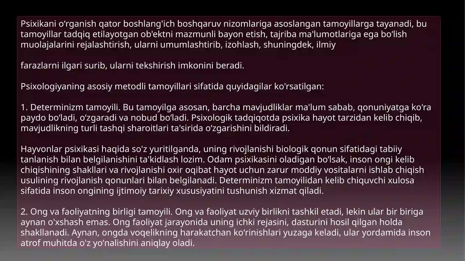 Psixologik metodlar 4
