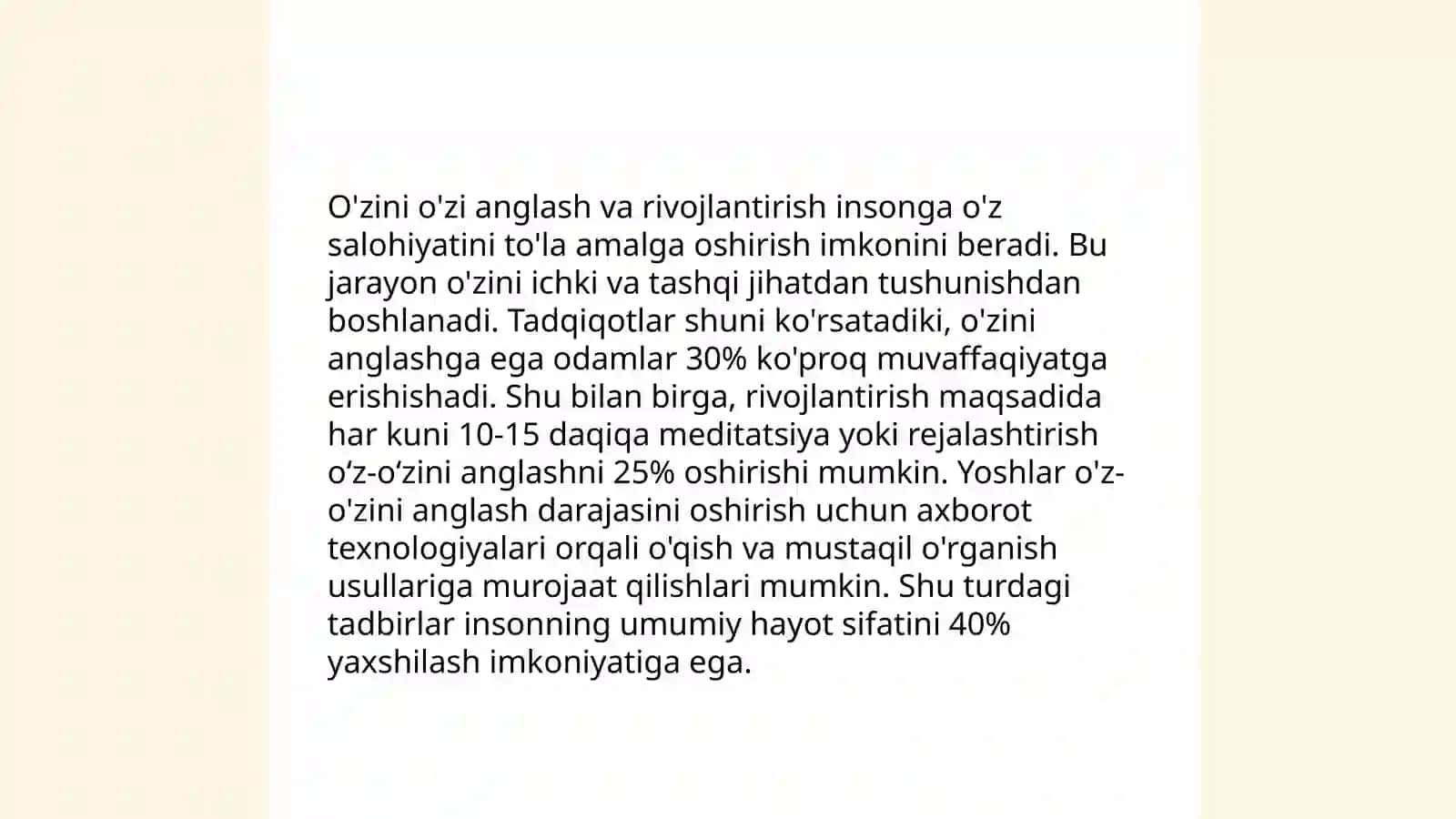 Pedagogik o'zini o'zi boshqarish psixologiyasi 4
