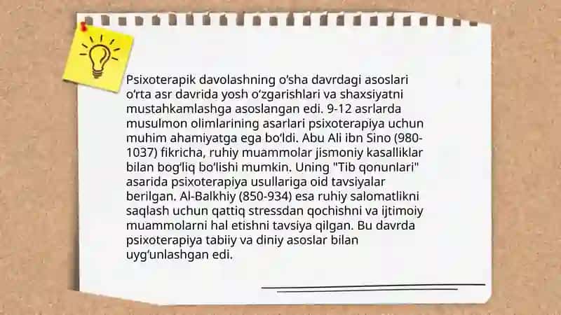 Psixoterapevtik davolash usullari 4