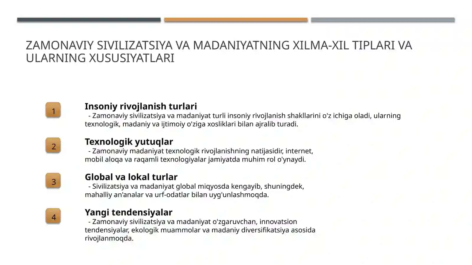 Sivilizatsiya va madaniyat tushunchasi mutanosibligi tiplari va ijtimoiy funksiyalari 4