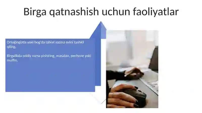 Bog'cha yoshidagi bolalar ota onalari bian ishlash 4