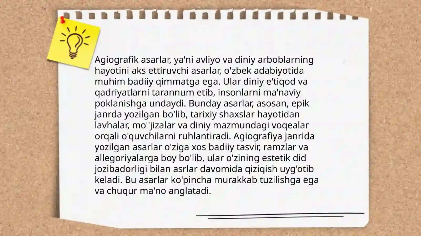 Agiografik asarlar-badiiy nasr namunasi sifatida 4