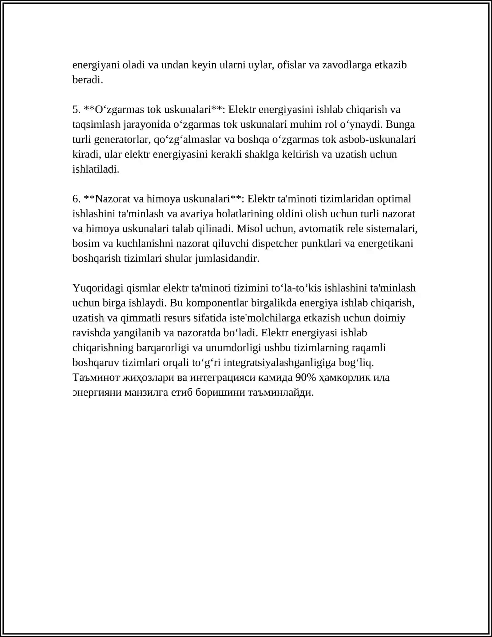 ALOQA TIZIMLARINING ELEKTR TAMINOTI STRUKTURASI 4