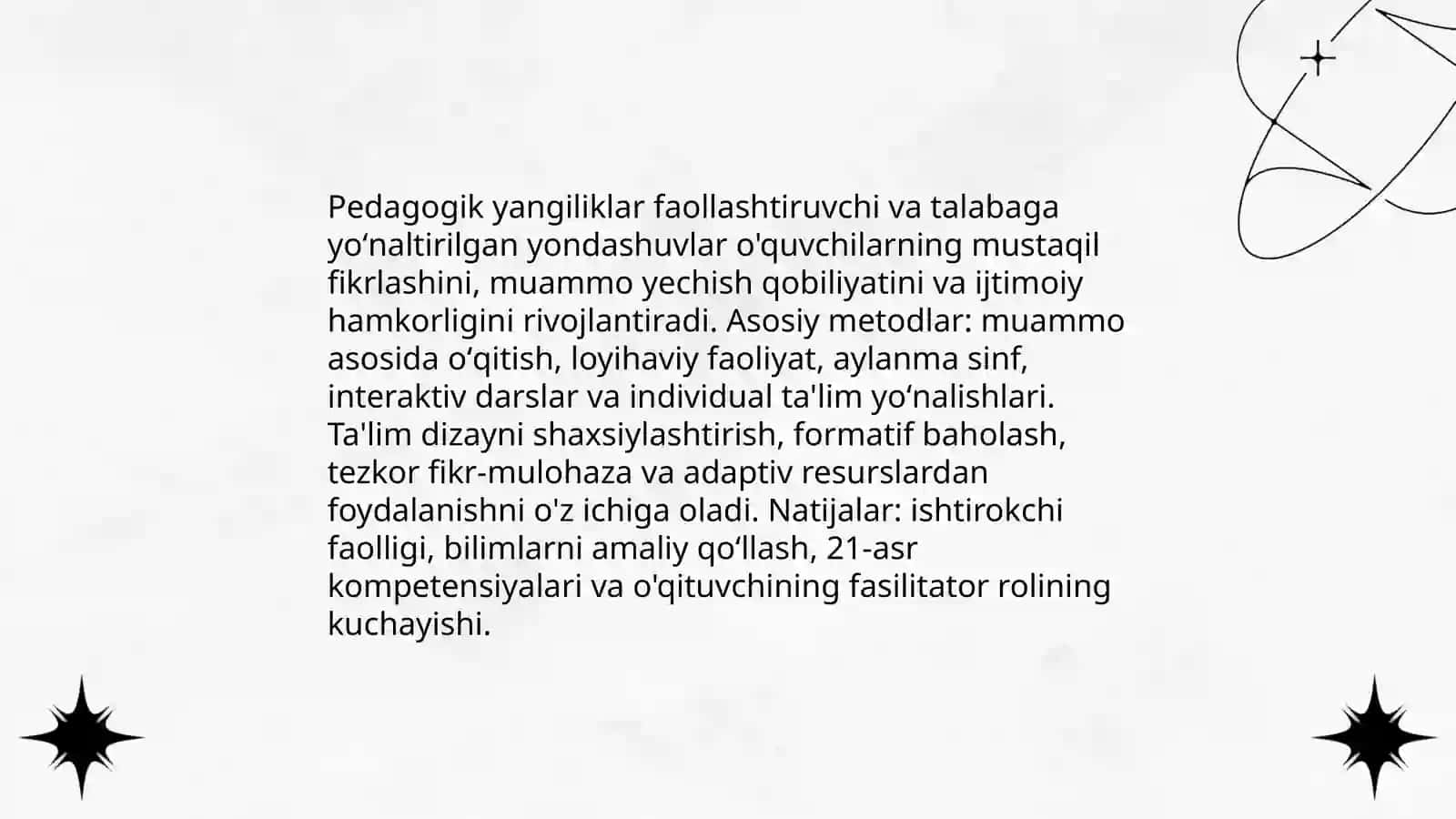 Innovatsiya va Jamiyat: Talimdagi yangiliklarni tasniflash 4