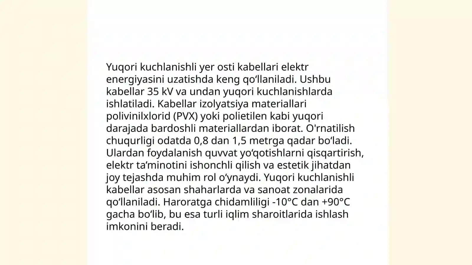 Yuqori kuchlanishli havo liniyalari 4