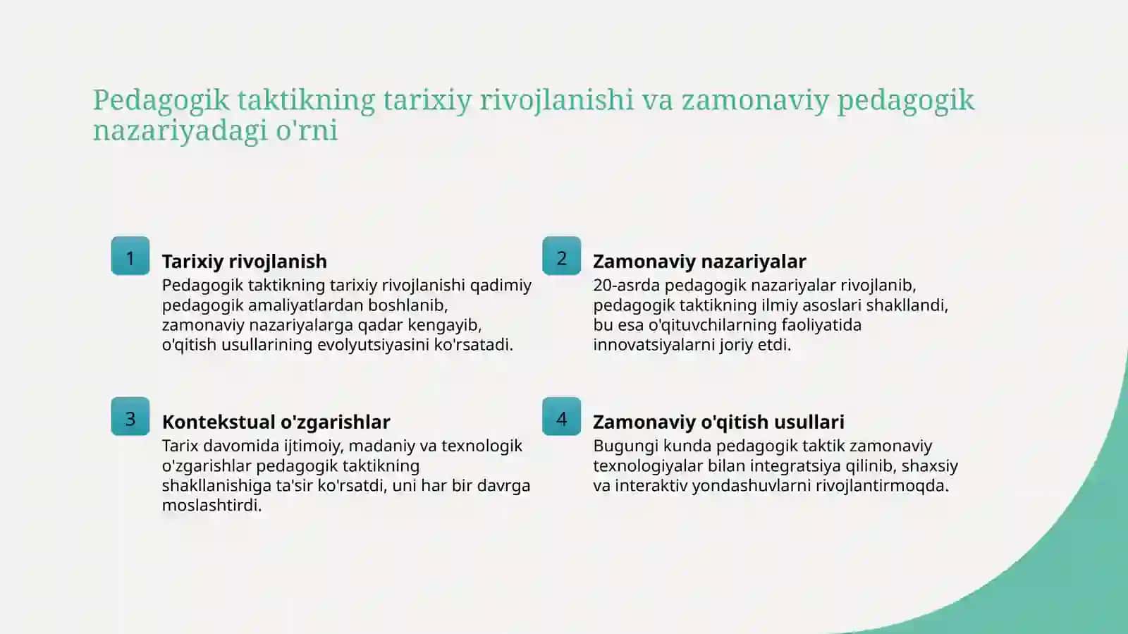 Pedagogik takt tushunchasi va uning mohiyati 4