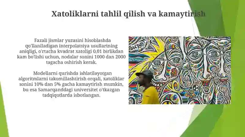 Fazoviy jismlar yon va to'la sirtlarining yuzlarini hisoblash usullari 4