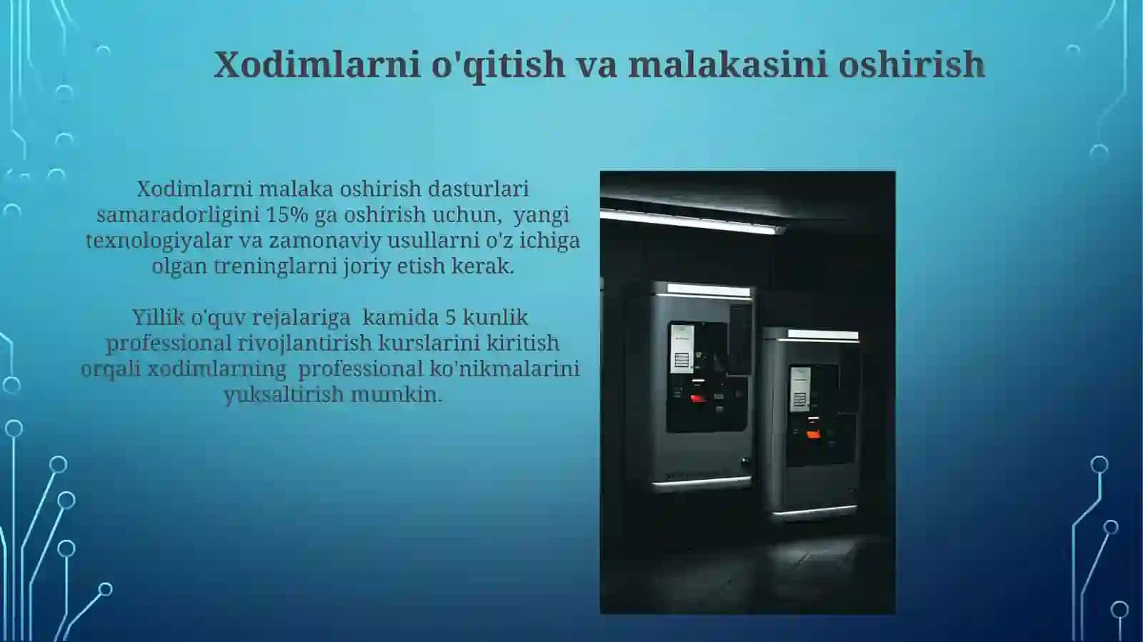 Yonilgʻi samaradorligini oshirish va tannarxni kamaytirish 4