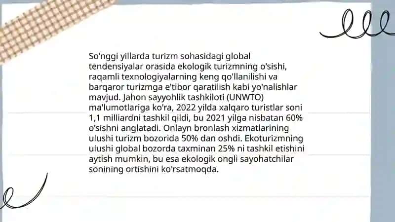 Turizm rivojlanishining asosiy omillari 4