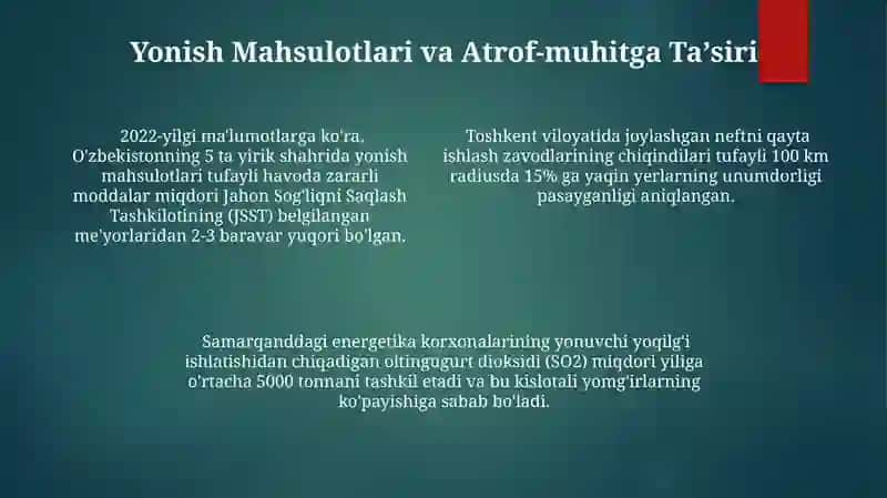 Aralash Yoqilgʻilarning Yonish Qonunlari 4
