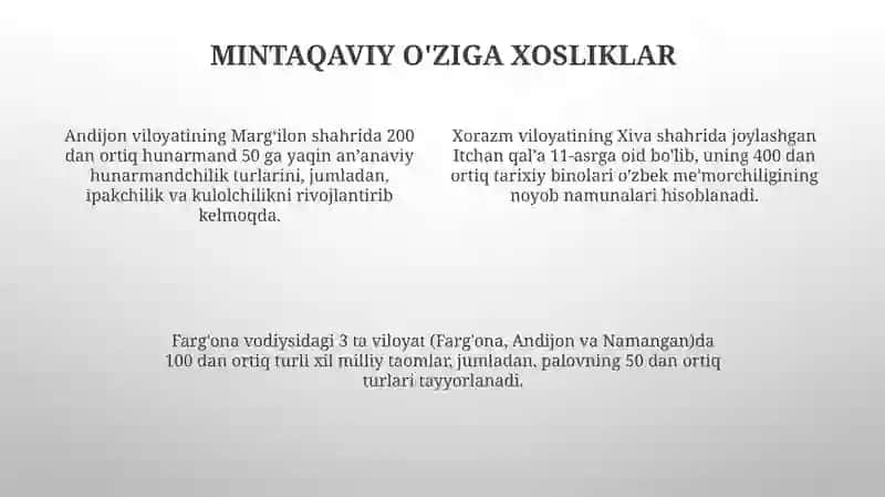 Xalq urf-odatlari, an'analari, bayramlari, milliy qadriyatlar sifatida 4