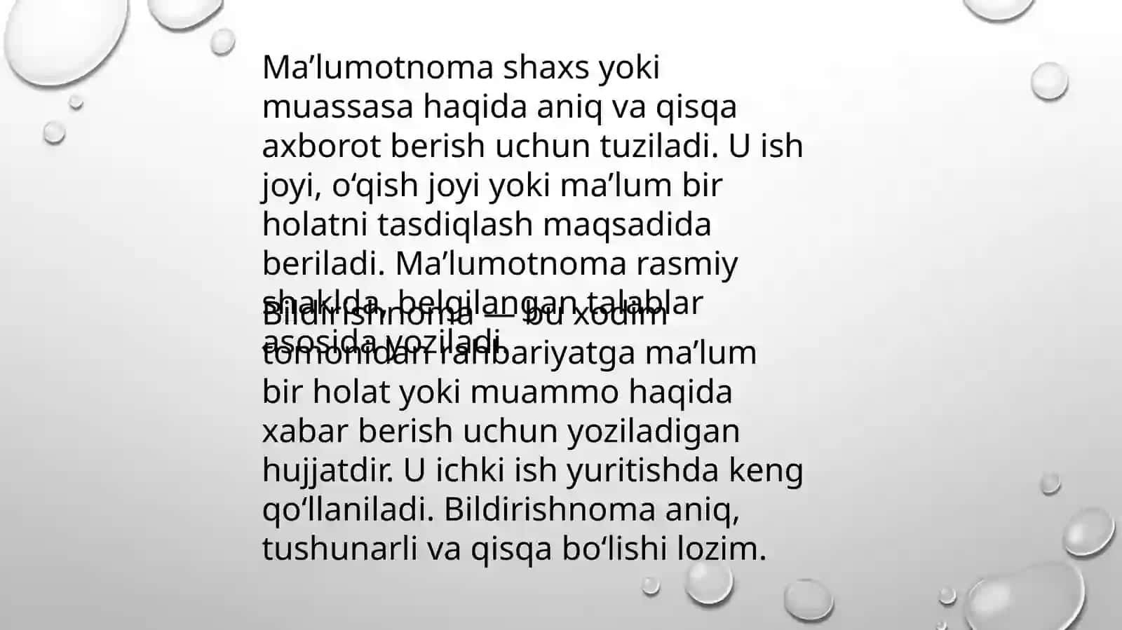 Axborot hujjatlari 4