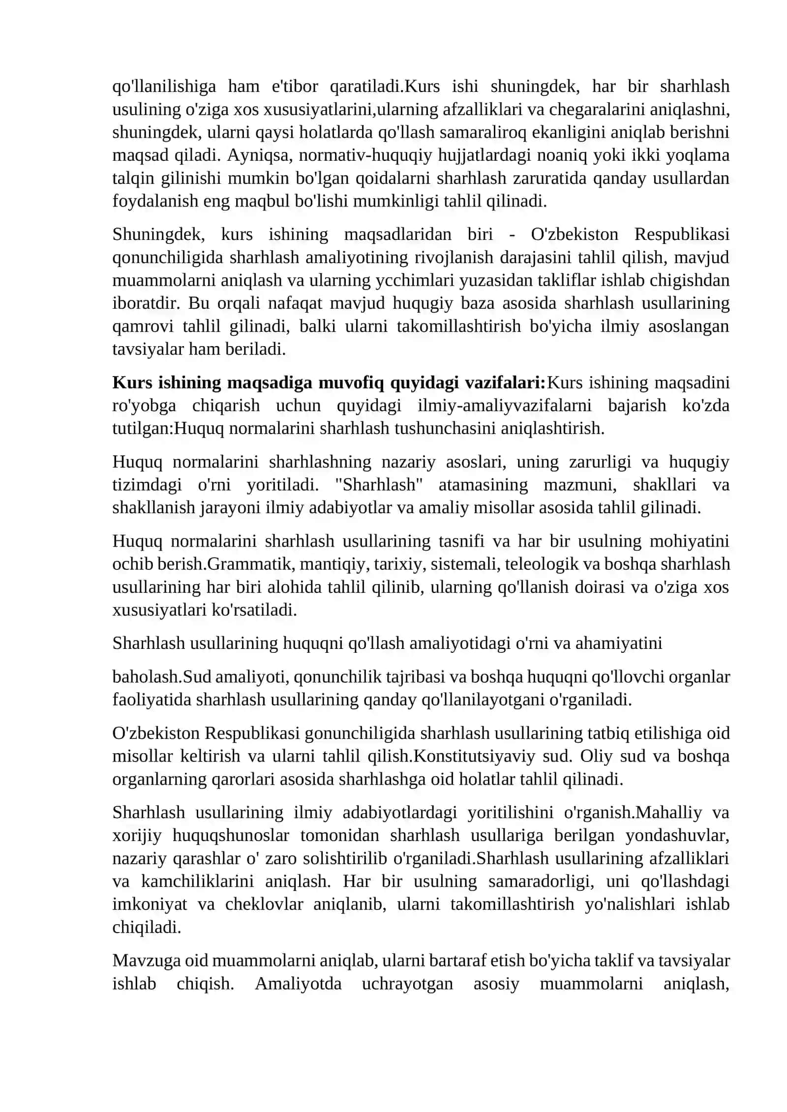 Huquq normalarini sharhlash usullari 4